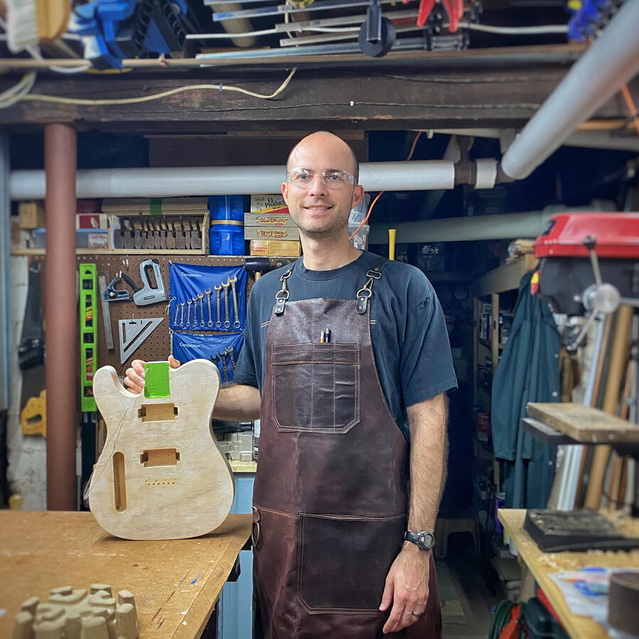 Wood pattern in process